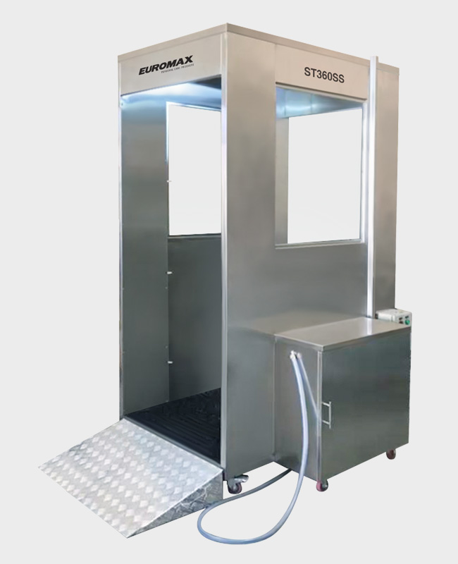 st-360ss sanitization tunnel sanitizer resisting covid corona virus anti epidemic ss food grade 305 annual maintanance contract after sale support installation training free made in uae dubai